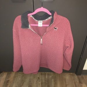 Pink Sherpa Sweater